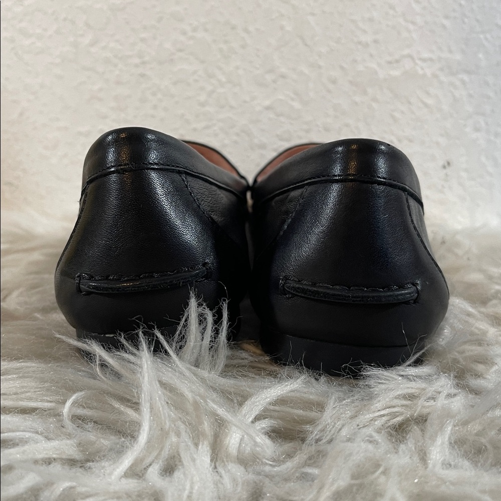 KATE SPADE NEW YORK Carmen Slip On Loafer Leather Black Size 8 - Picture 3 of 10